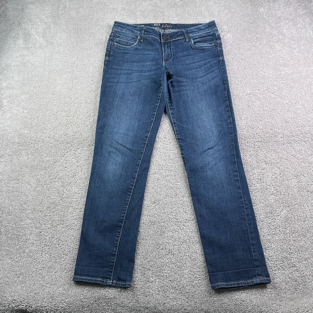 Kut From The Kloth Jeans Womens 6 Blue‎ Katy Boyfriend Low Rise Stretch Denim